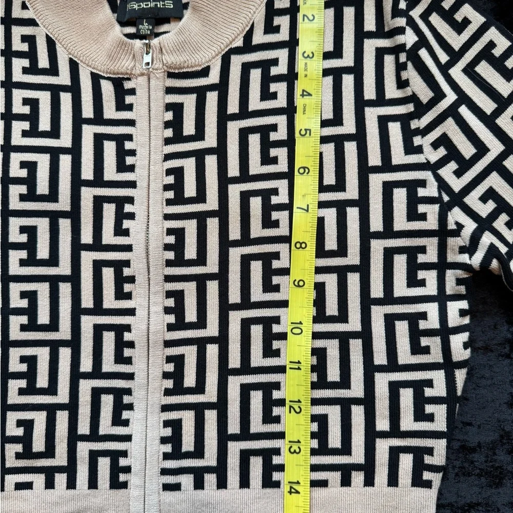 NEW 3-piece outfit - Esprit Black and Tan Striped Jacket, Pant and Tank Top. - Picture 7 of 10